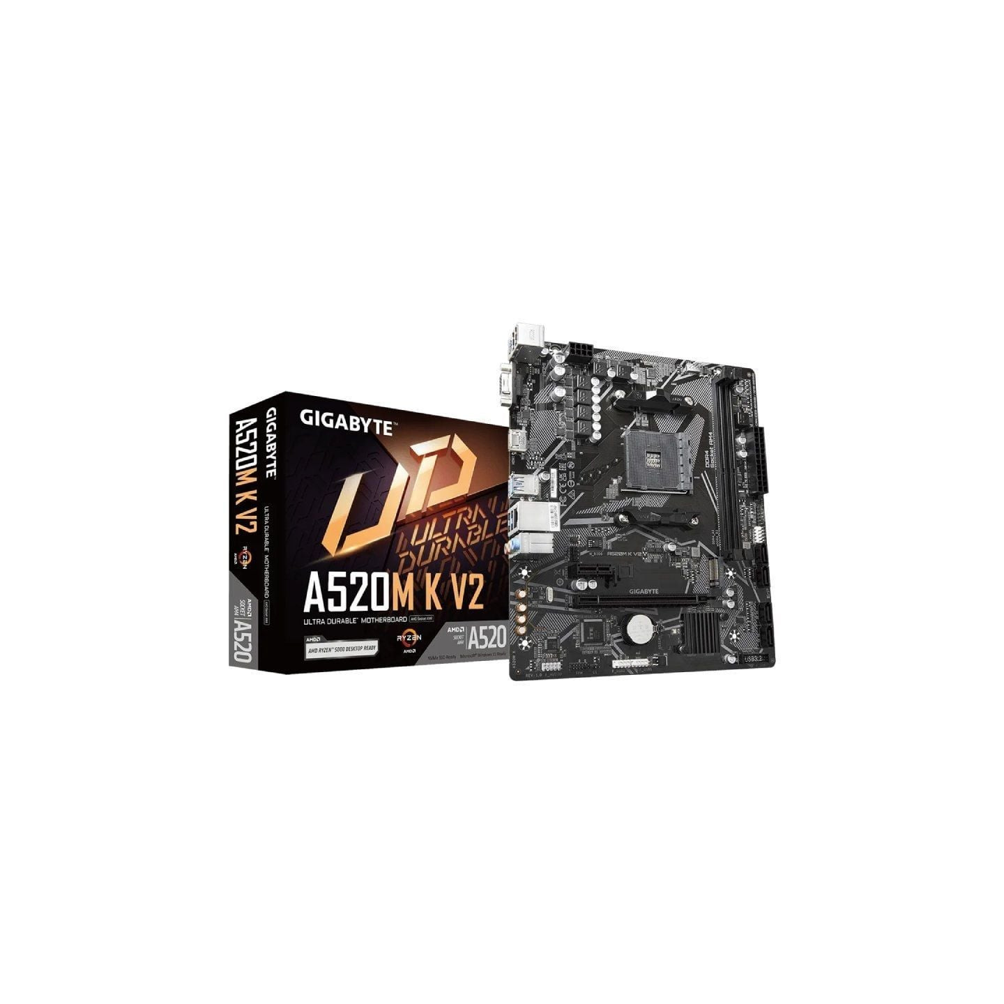 Placa base gigabyte a520m k v2 socket am4/ micro atx