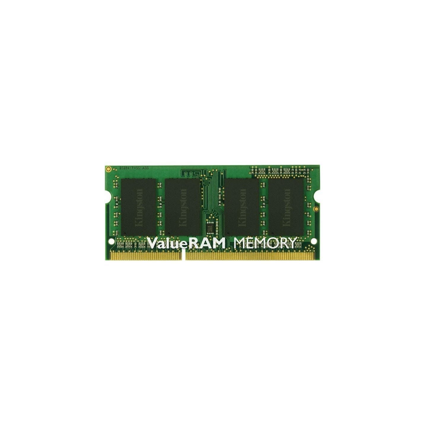 Memoria ram kingston valueram 8gb/ ddr3/ 1600mhz/ 1.5v/ cl11/ sodimm