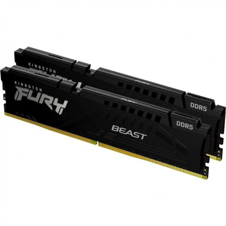 Memoria ram kingston fury beast 2 x 16gb/ ddr5/ 5600mhz/ 1.25v/ cl36/ dimm