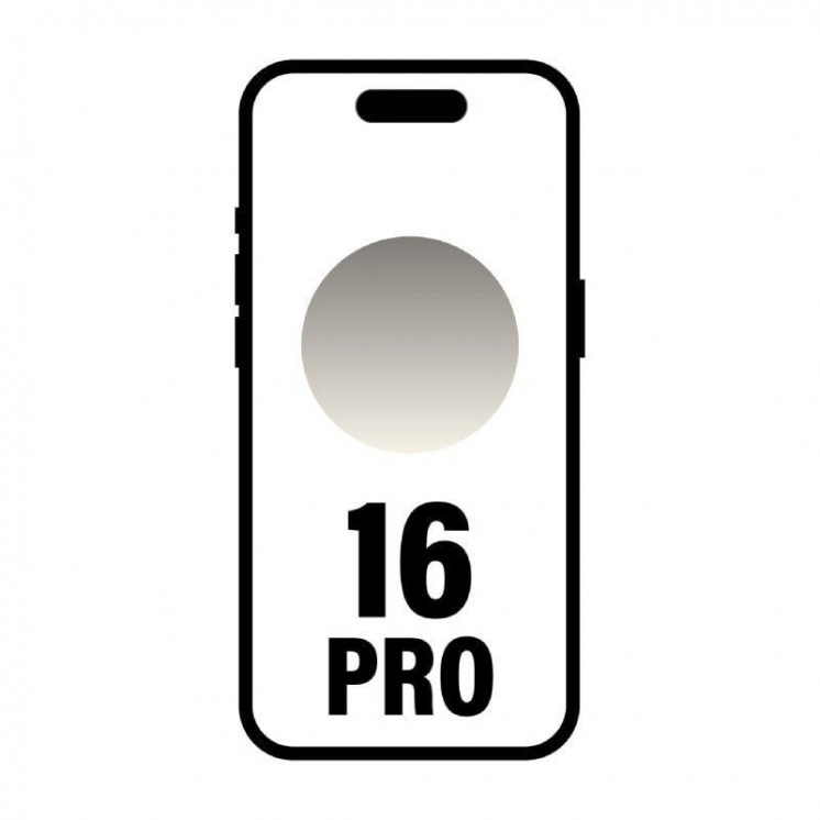 Smartphone apple iphone 16 pro 256gb/ 6.3'/ 5g/ titanio natural