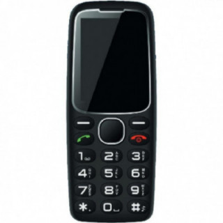 Teléfono móvil daewoo dw8001bk para personas mayores/ negro