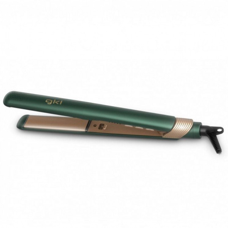 Plancha para el pelo gkl nature styler/ verde