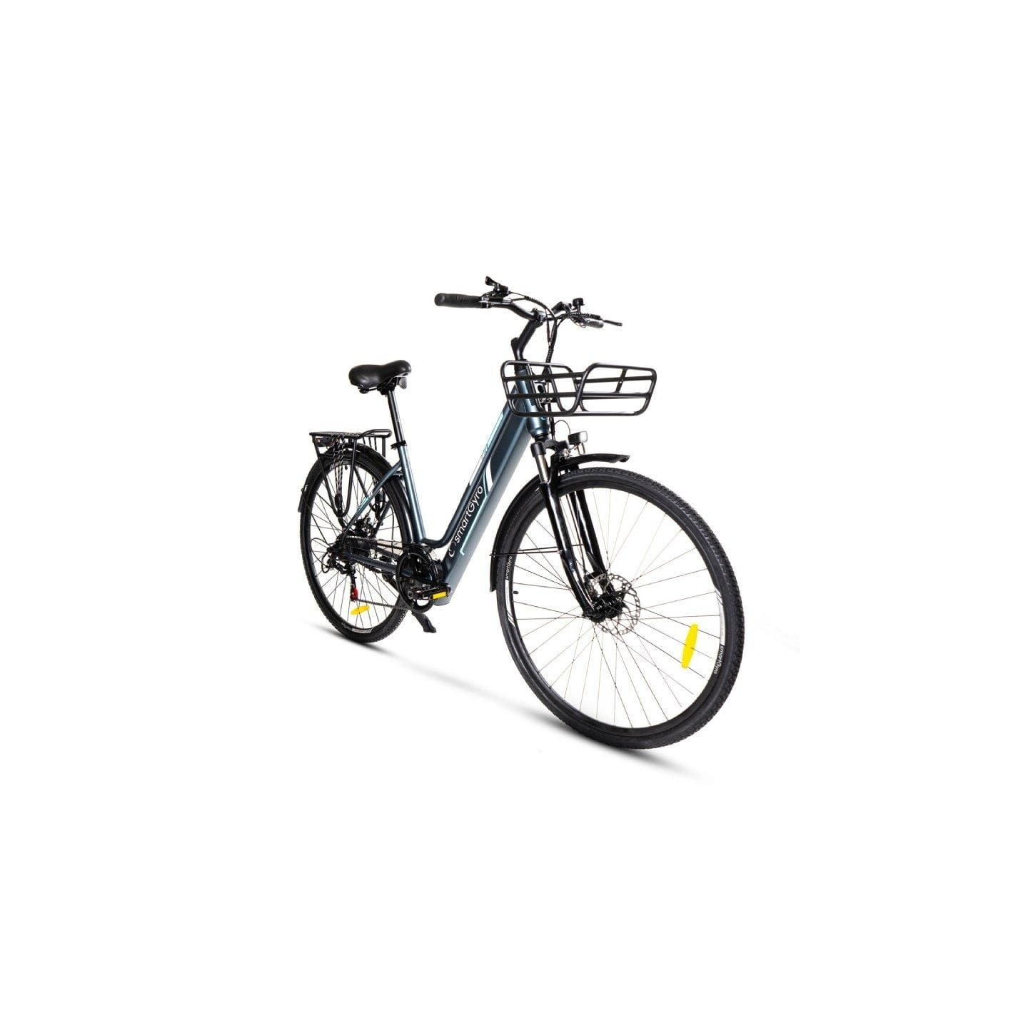 Bicicleta eléctrica smartgyro ebike sunset titanium/ motor 250w/ ruedas 27.5'/ titanium