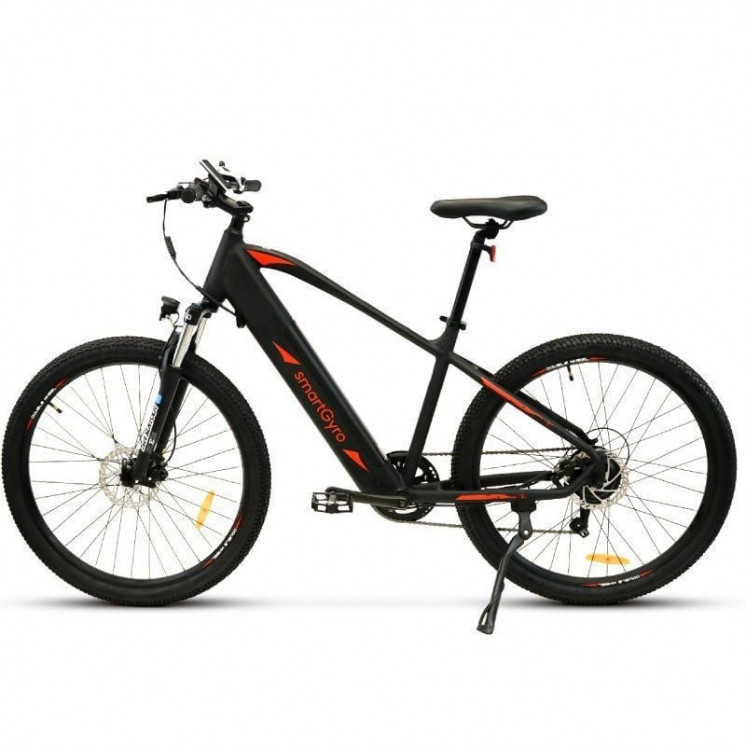 Bicicleta eléctrica smartgyro ebike senda/ motor 250w/ ruedas 27.5'/ negra