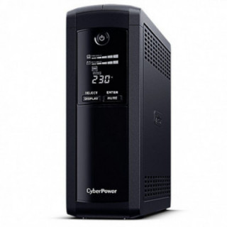 Sai línea interactiva cyberpower vp1600elcd/ 1600va-960w/ 5 salidas/ formato torre