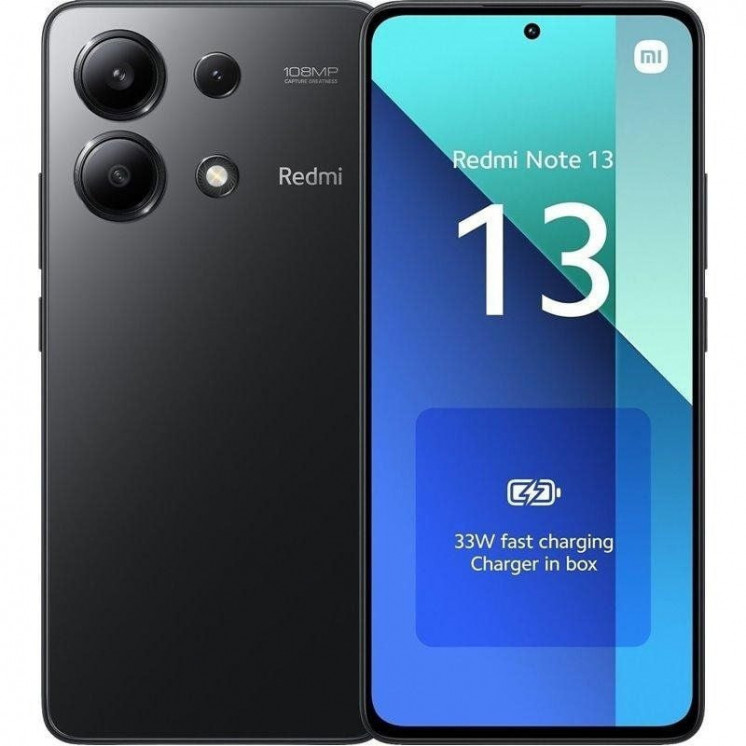 Smartphone xiaomi redmi note 13 8gb/ 512gb/ 6.67'/ negro