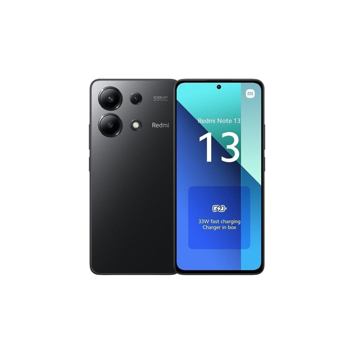 Smartphone xiaomi redmi note 13 8gb/ 512gb/ 6.67'/ negro