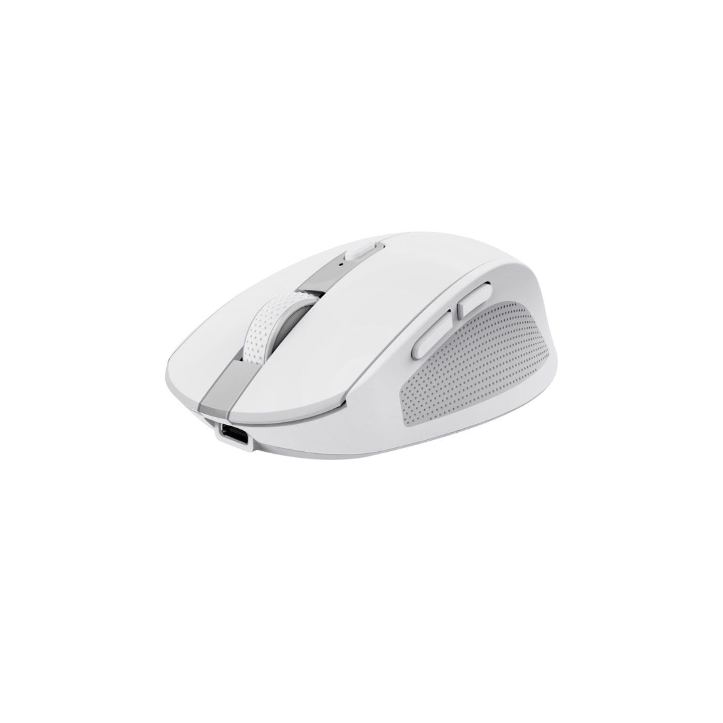 Ratón inalámbrico por bluetooth trust ozaa compact wireless/ batería recargable/ hasta 3200 dpi/ blanco