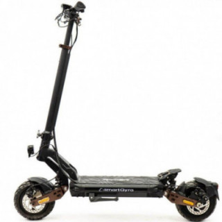 Patinete eléctrico smartgyro ryder certificado/ motor 1000w/ ruedas 10'/ 25km/h/ autonomía 75km