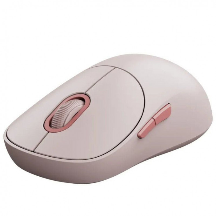 Ratón inalámbrico xiaomi wireless mouse 3/ hasta 1200 dpi/ rosa