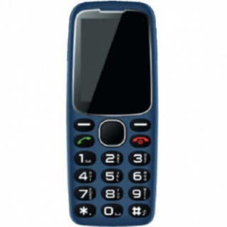 Teléfono móvil daewoo dw8001bl para personas mayores/ azul