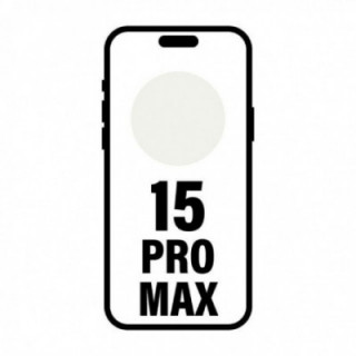 Smartphone apple iphone 15 pro max 512gb/ 6.7'/ 5g/ titanio blanco