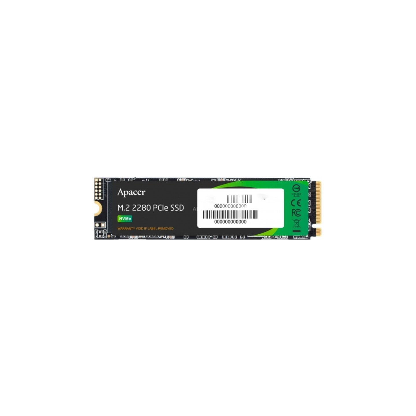 Disco ssd apacer as2280p4x 2tb/ m.2 2280 pcie/ full capacity