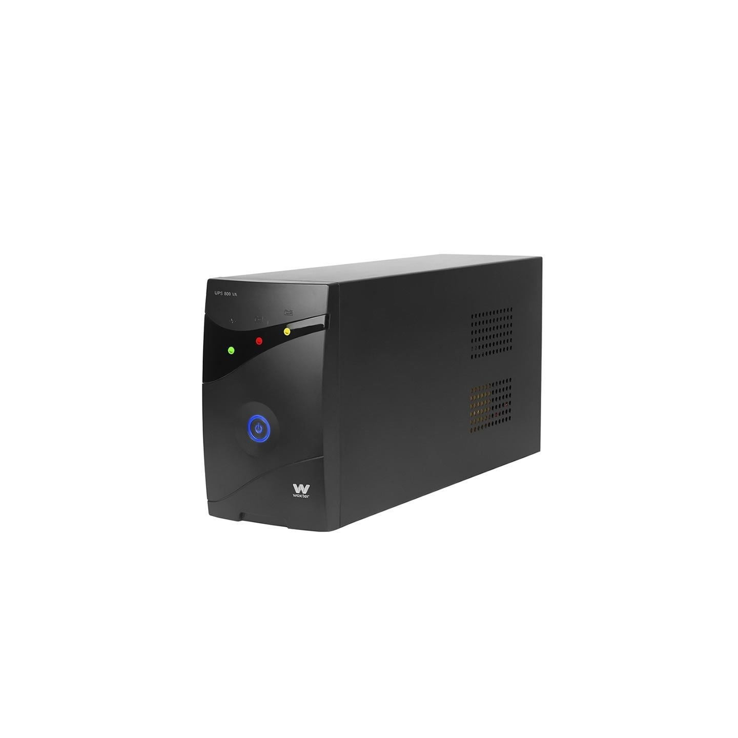 Sai línea interactiva woxter ups 800 va/ 800va-480w/ 2 salidas/ formato torre