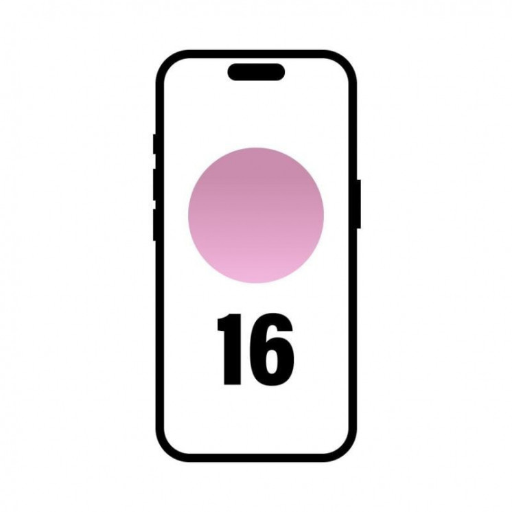 Smartphone apple iphone 16 128gb/ 6.1'/ 5g/ rosa