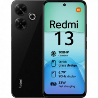 Smartphone xiaomi redmi 13 8gb/ 256gb/ 6.79'/ negro medianoche