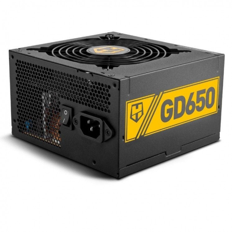 Fuente de alimentación nox hummer/ 650w/ ventilador 14cm/ 80 plus gold