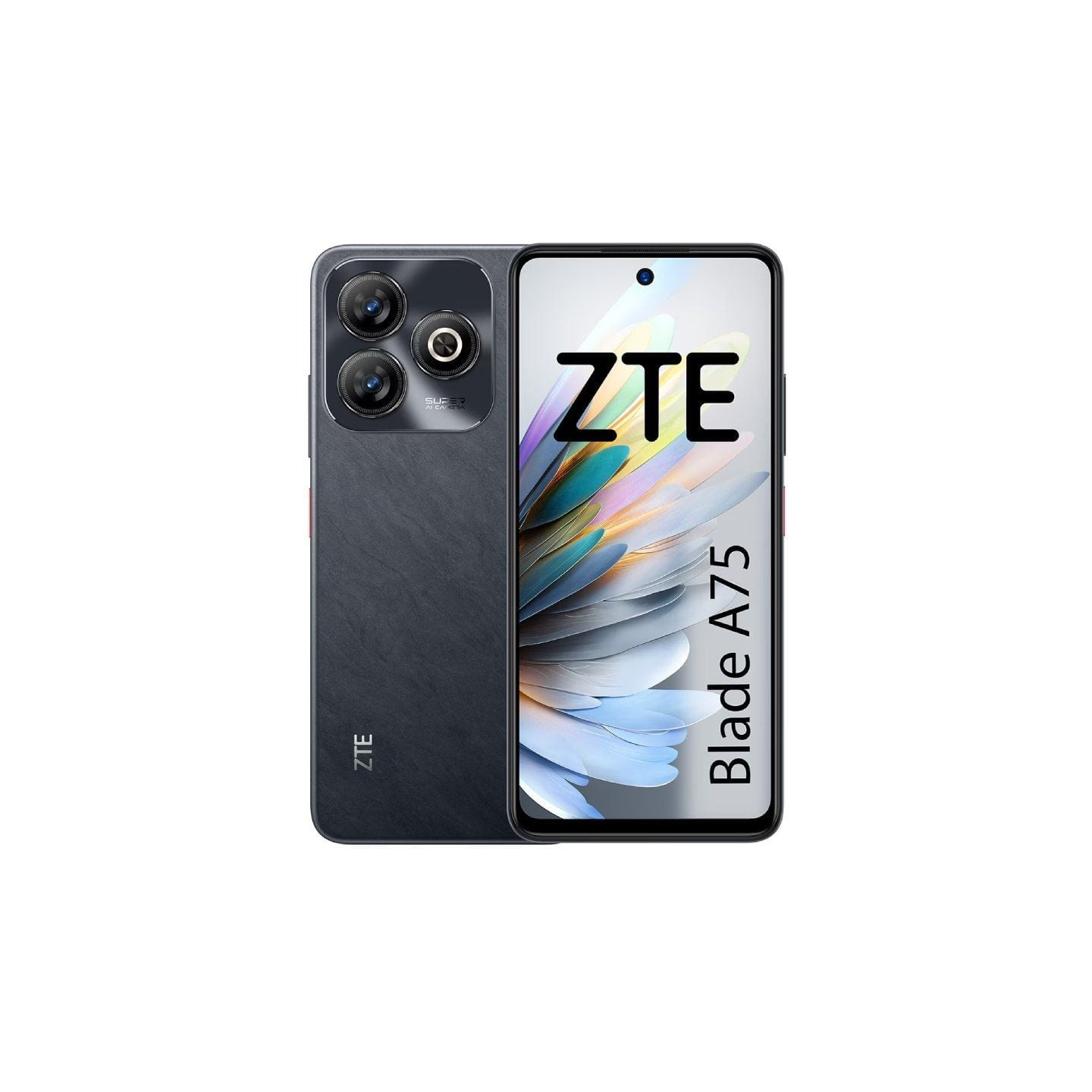 Smartphone zte blade a75 4gb/ 256gb/ 6.6'/ negro