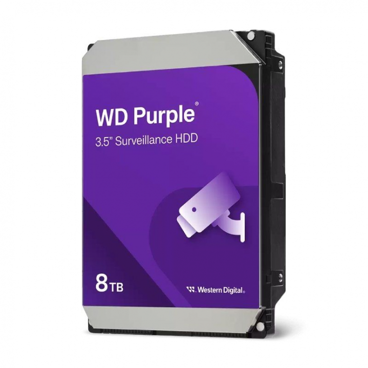 Disco duro western digital wd purple surveillance 8tb/ 3.5'/ sata iii/ 256mb