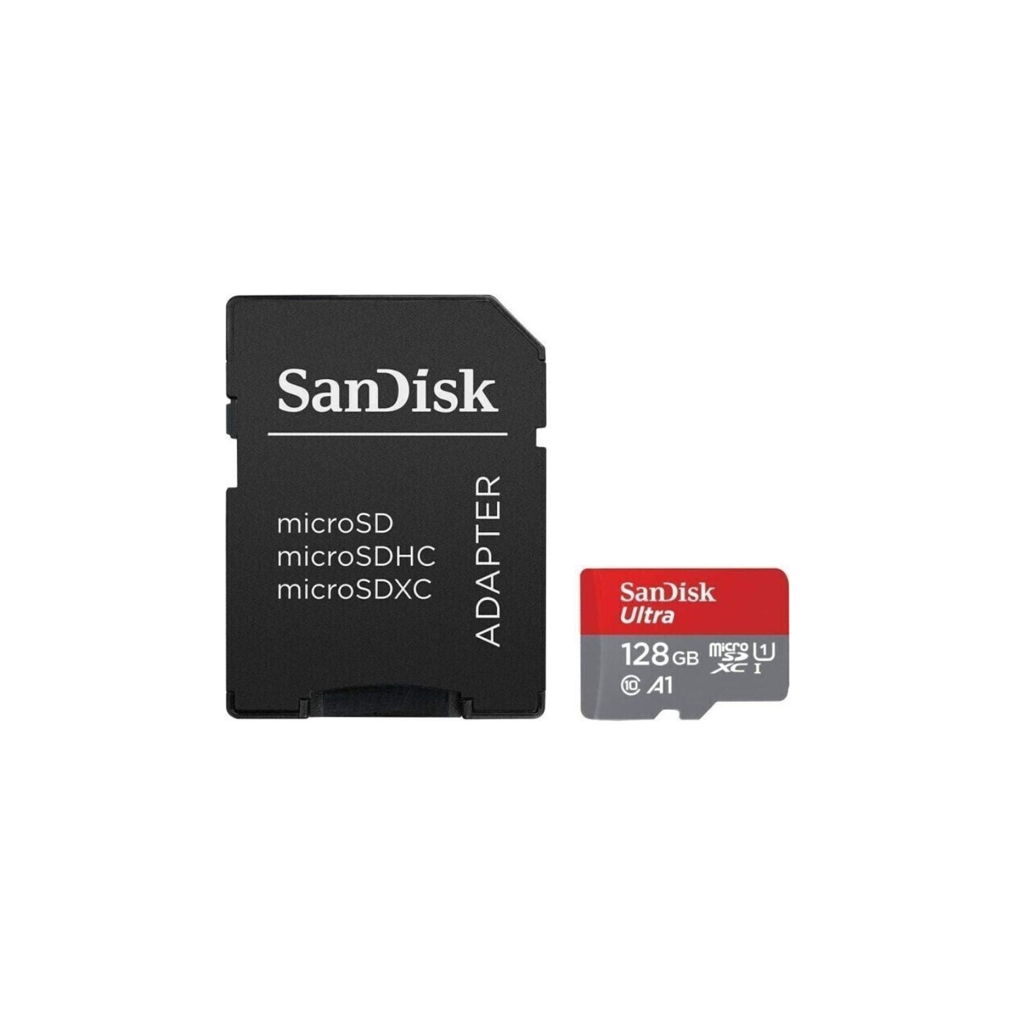 Tarjeta de memoria sandisk ultra 128gb microsd xc con adaptador/ clase 10/ 140mbs