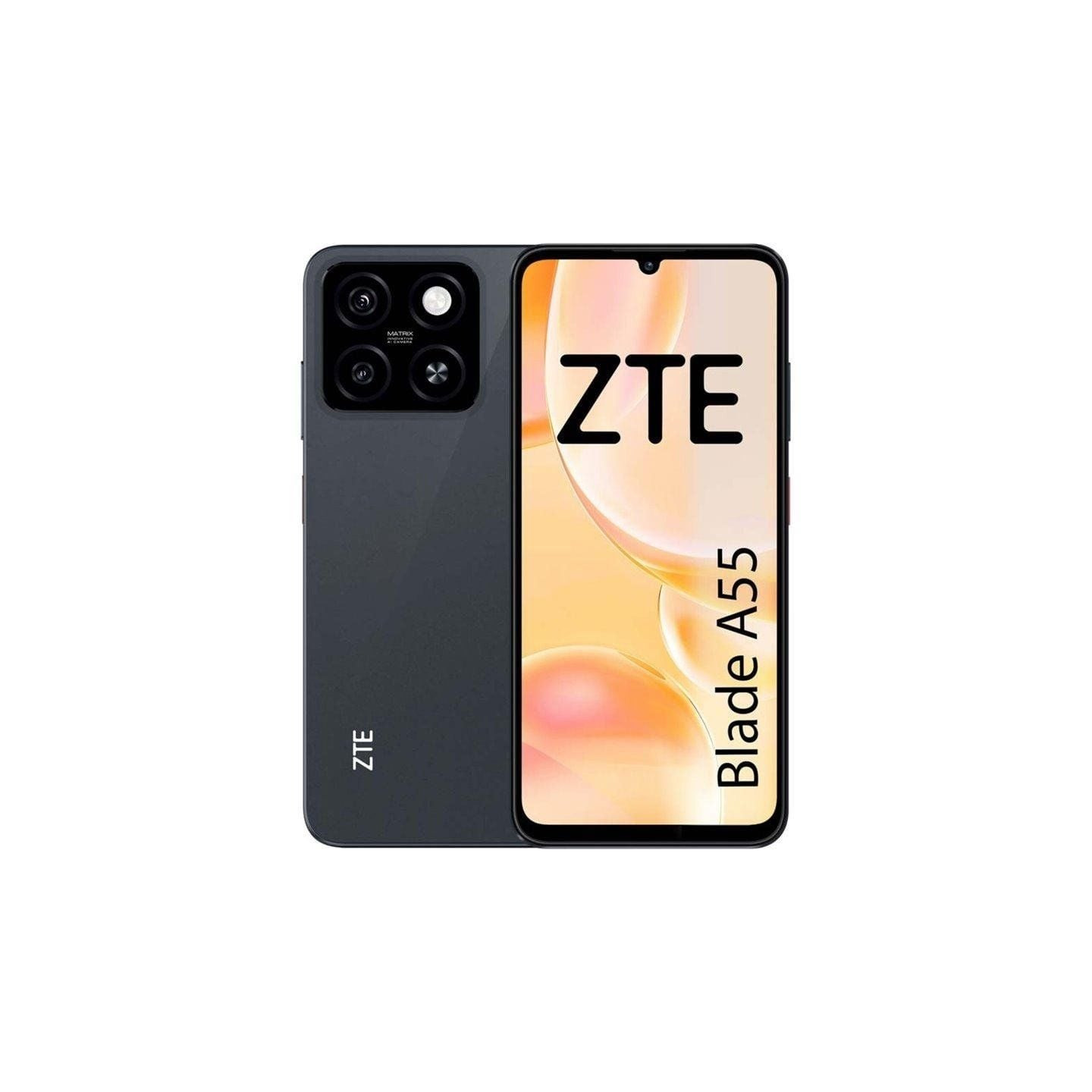 Smartphone zte blade a55 4gb/ 64gb/ 6.75'/ negro