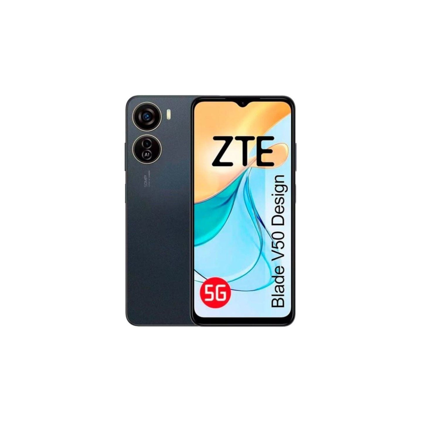 Smartphone zte blade v50 design 4gb/ 128gb/ 6.6'/ 5g/ negro