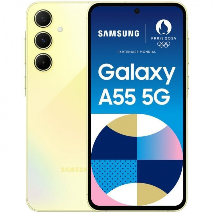 Smartphone samsung galaxy a55 8gb/ 128gb/ 6.6'/ 5g/ amarillo