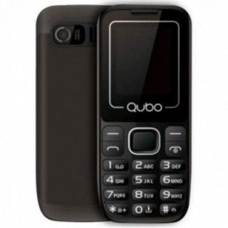 Teléfono móvil qubo p-180bk para personas mayores/ negro