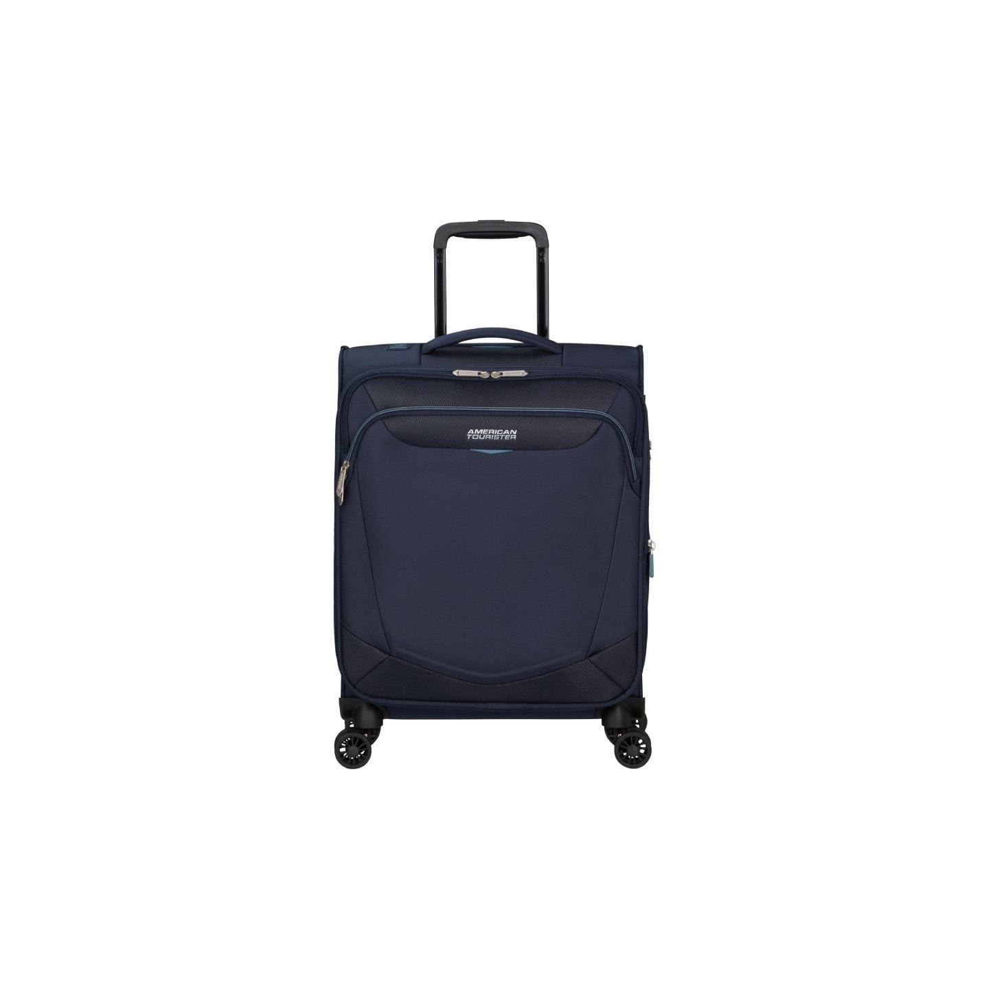 Maleta de cabina american tourister summerride spinner 55cm/ 55x40x23cm/ 4 ruedas/ azul marino