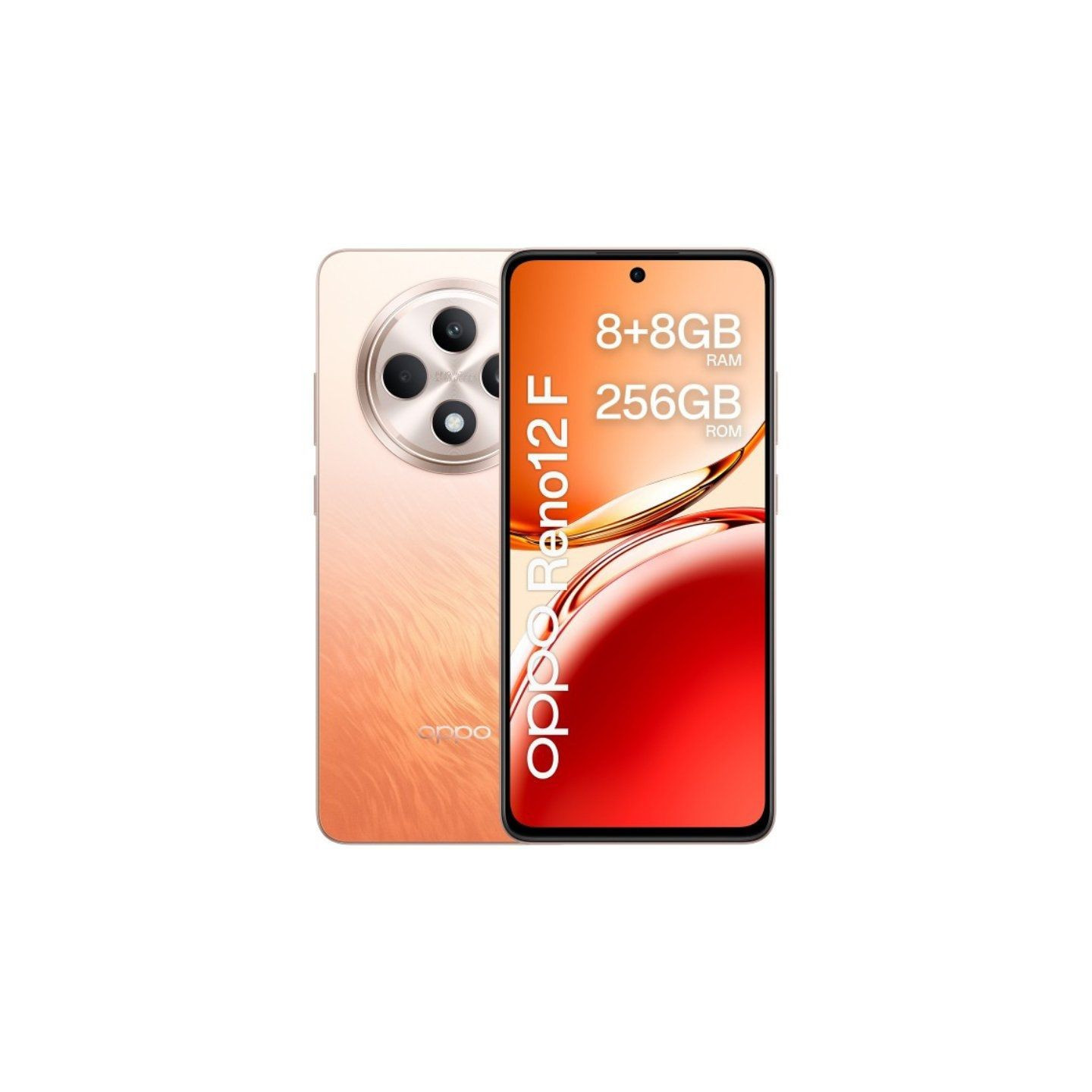 Smartphone oppo reno 12 f 8gb/ 256gb/ 6.67'/ 4g/ naranja