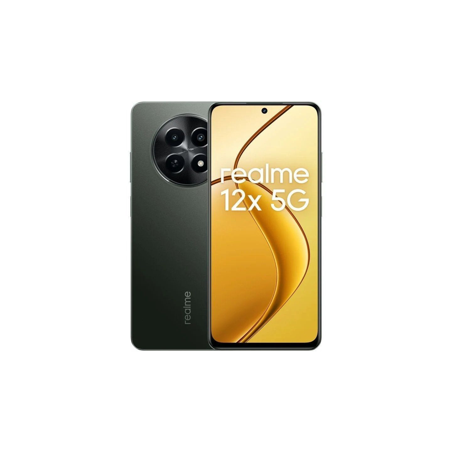 Smartphone realme 12x 8gb/ 256gb/ 6.6'/ 5g/ negro brillante