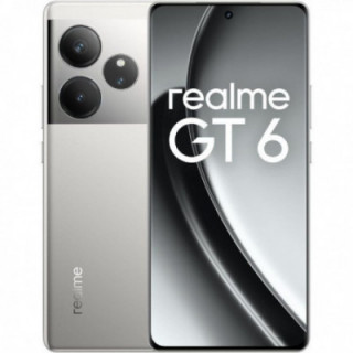 Smartphone realme gt6 16gb/ 512gb/ 6.78'/ 5g/ plata fundida