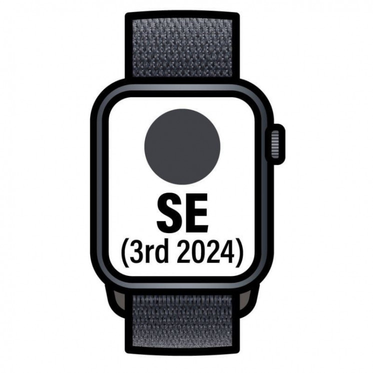 Apple watch series 10/ gps/ 42mm/ caja de aluminio negro azabache / correa loop deportiva tinta