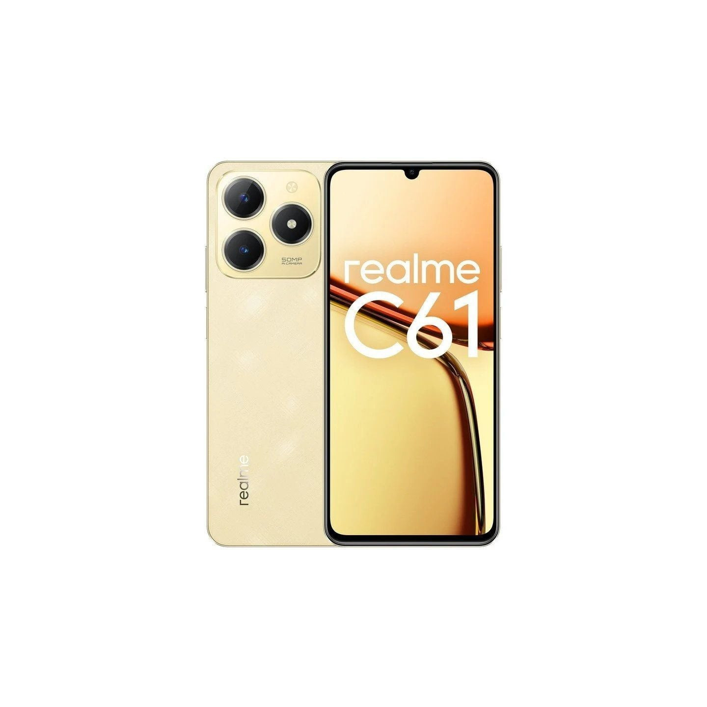 Smartphone realme c61 6gb/ 256gb/ 6.74'/ oro