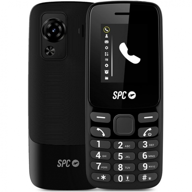 Teléfono móvil spc talk 2 para personas mayores/ 4g/ negro