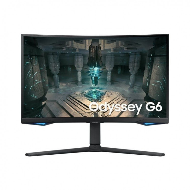 Smart monitor gaming curvo samsung odyssey g6 s27bg650eu 27'/ qhd/ 1ms/ 240hz/ va/ regulable en altura/ smart tv/ multimedia/