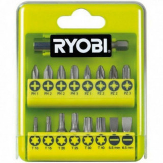 Estuche de 21 puntas para atornillar ryobi rak17sd