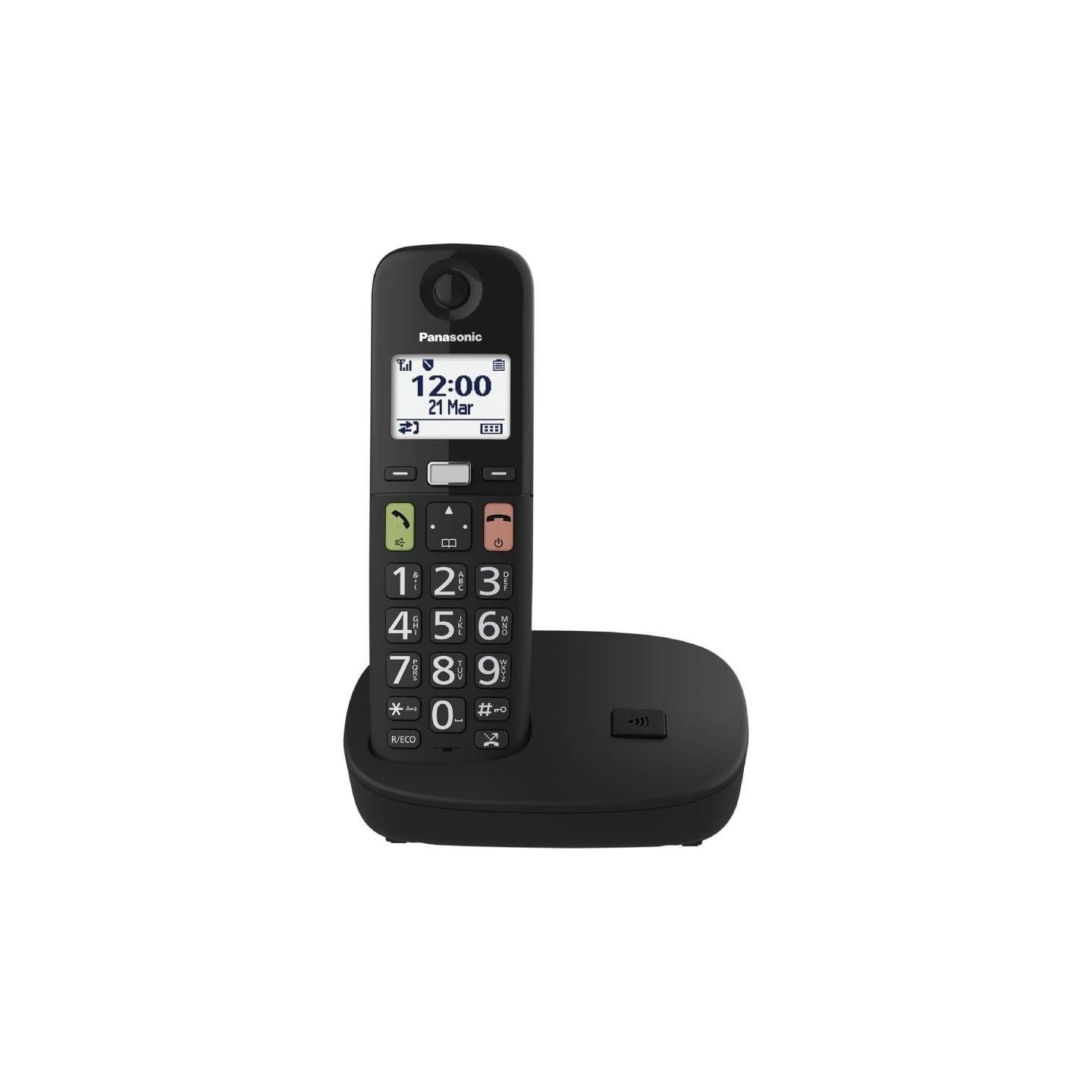 Teléfono inalámbrico panasonic kx-tgu110/ negro