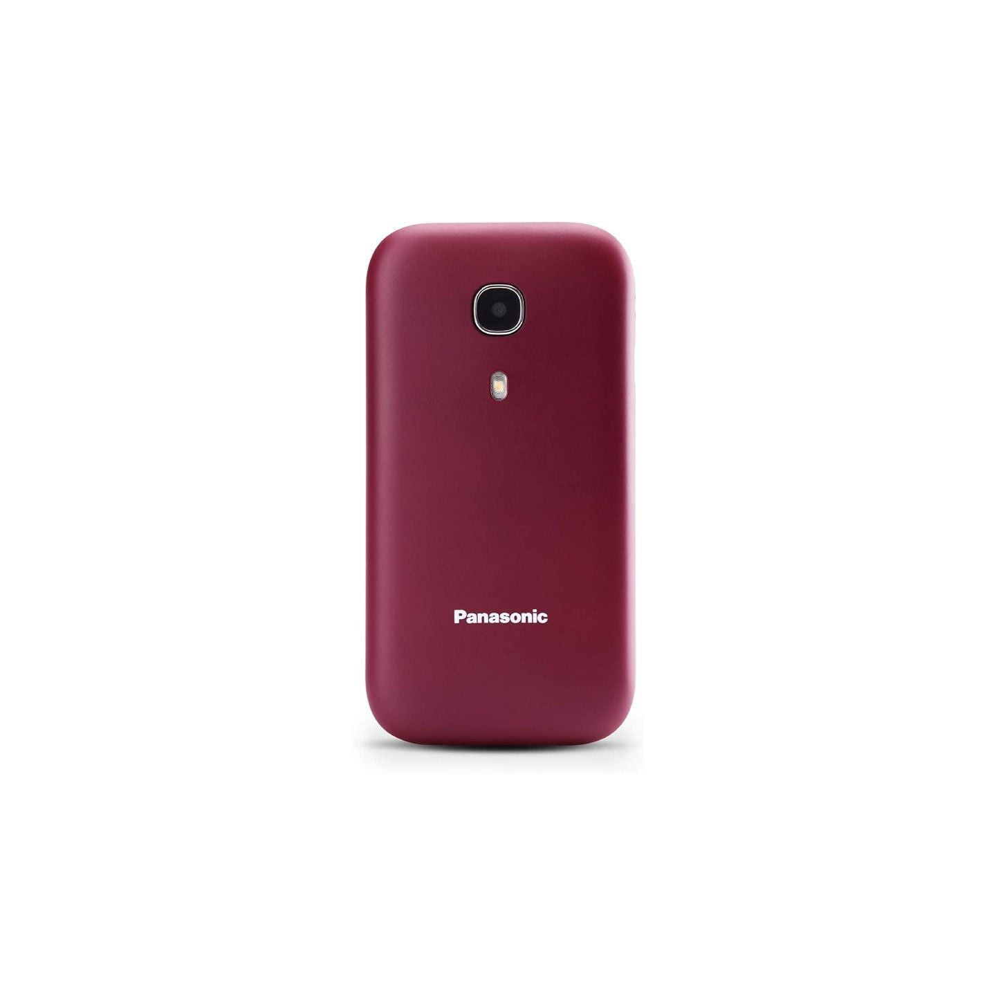 Teléfono móvil panasonic kx-tu400exr para personas mayores/ rojo granate