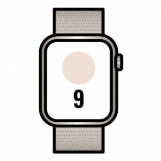 Apple watch series 9/ gps/ cellular/ 41mm/ caja de aluminio blanco estrella/ correa deportiva loop blanco estrella