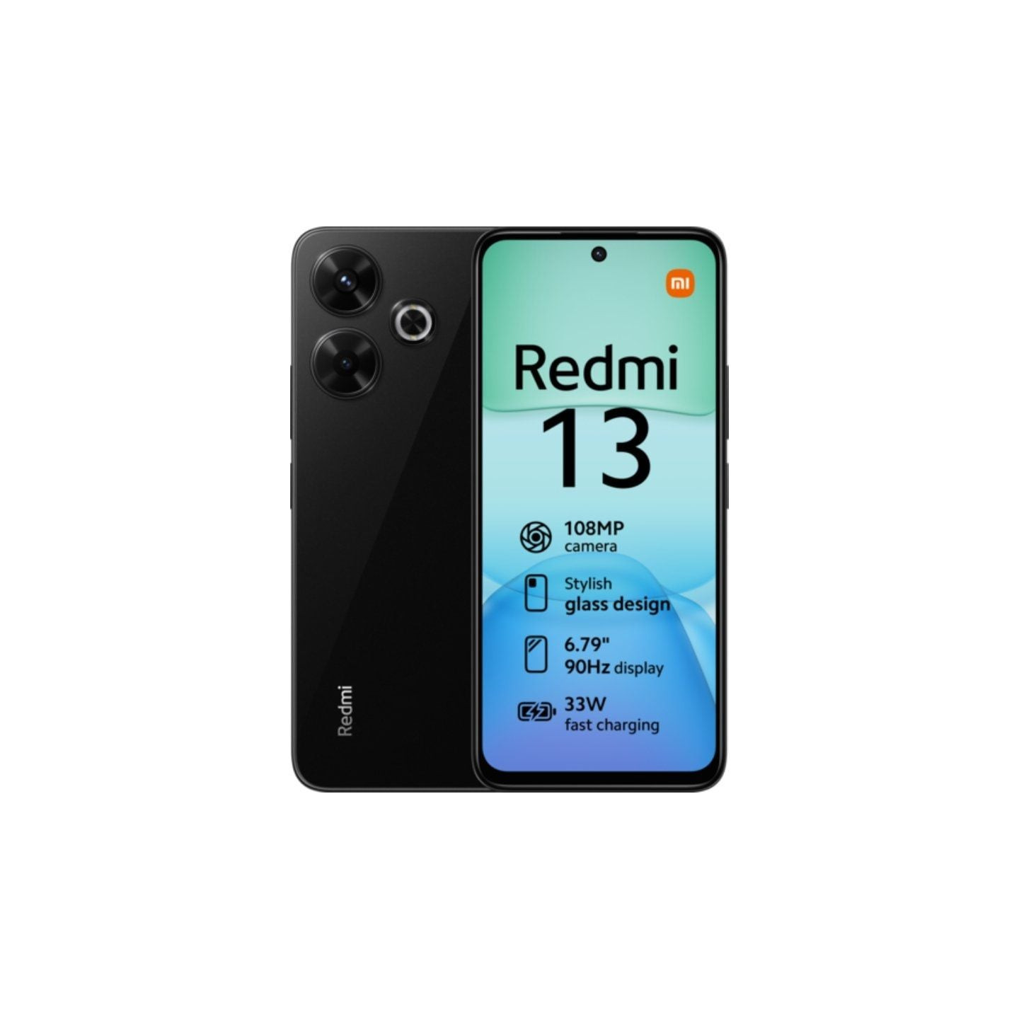 Smartphone xiaomi redmi 13 8gb/ 256gb/ 6.79'/ negro medianoche