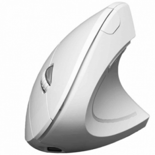 Ratón ergonómico inalámbrico por bluetooth/ 2.4ghz subblim glide vertical ergo dual battery/ batería recargable/ hasta 1600