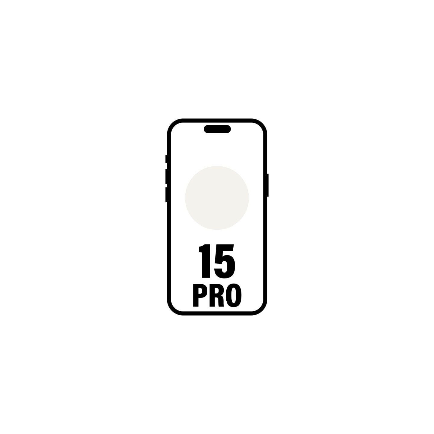 Smartphone apple iphone 15 pro 512gb/ 6.1'/ 5g/ titanio blanco