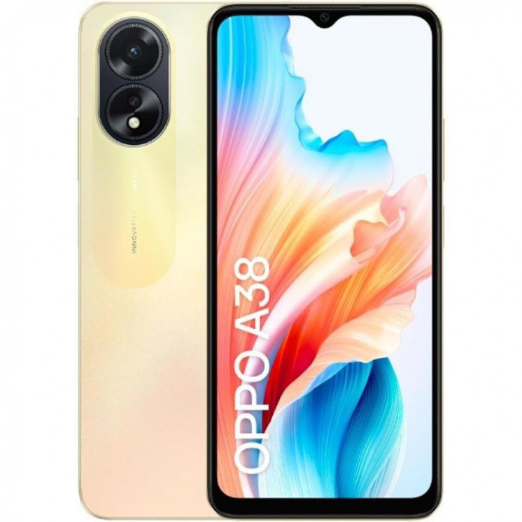 Smartphone oppo a38 4gb/ 128gb/ 6.52'/ oro brillante