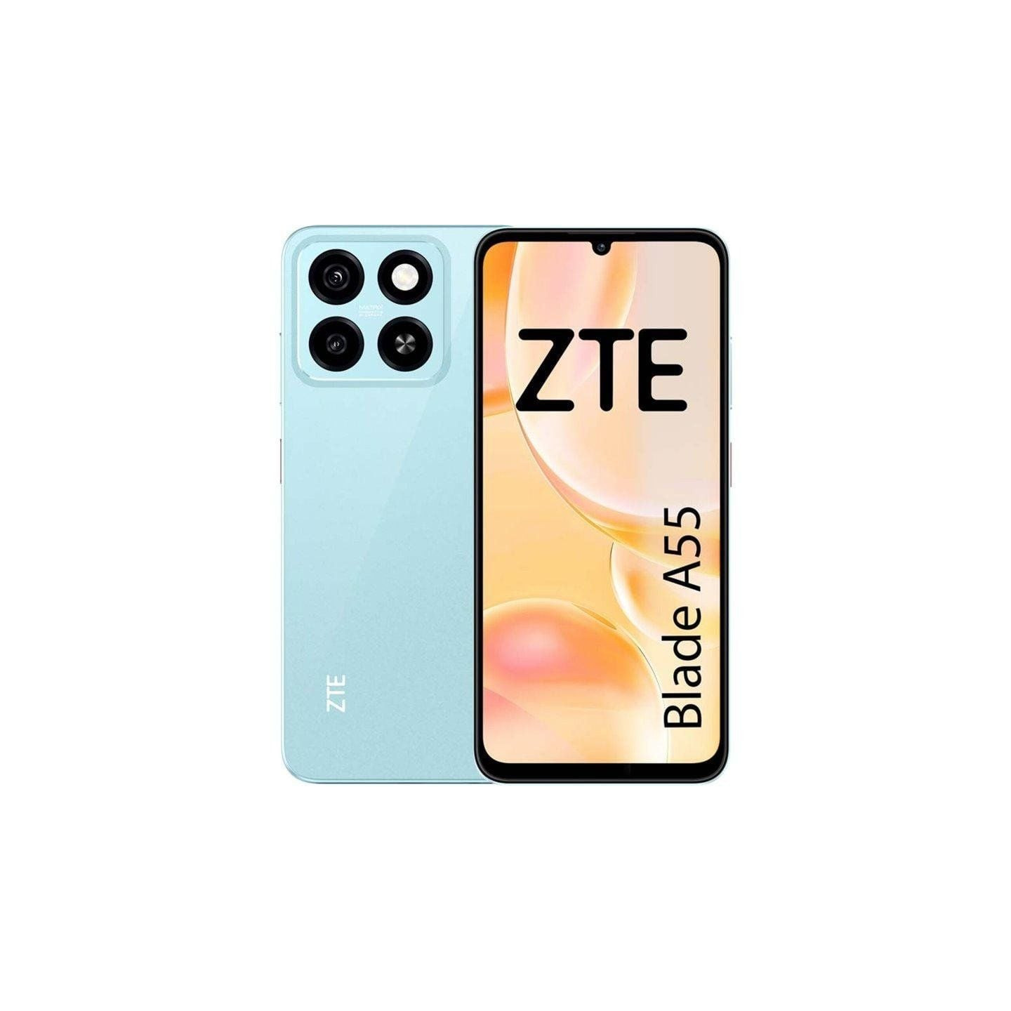 Smartphone zte blade a55 4gb/ 128gb/ 6.75'/ azul