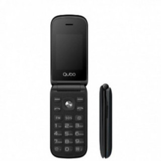 Teléfono móvil qubo x-209 4g para personas mayores/ negro