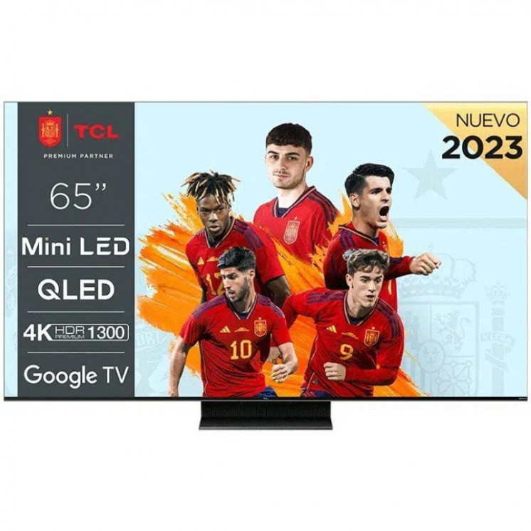 Televisor tcl qled-mini led 65c805 65'/ ultra hd 4k/ smart tv/ wifi