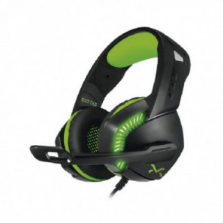 Auriculares Gaming con Micrófono Droxio Leyon/ Jack 3.5/ USB 2.0/ Verdes