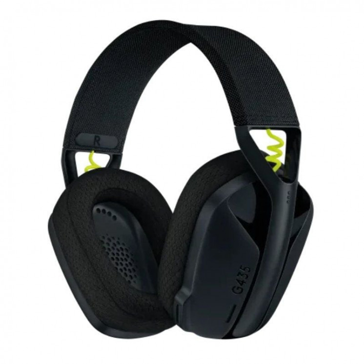 Auriculares Gaming Inalámbrico con Micrófono Logitech G435/ Bluetooth/ Negro y Amarillo Fluorescente