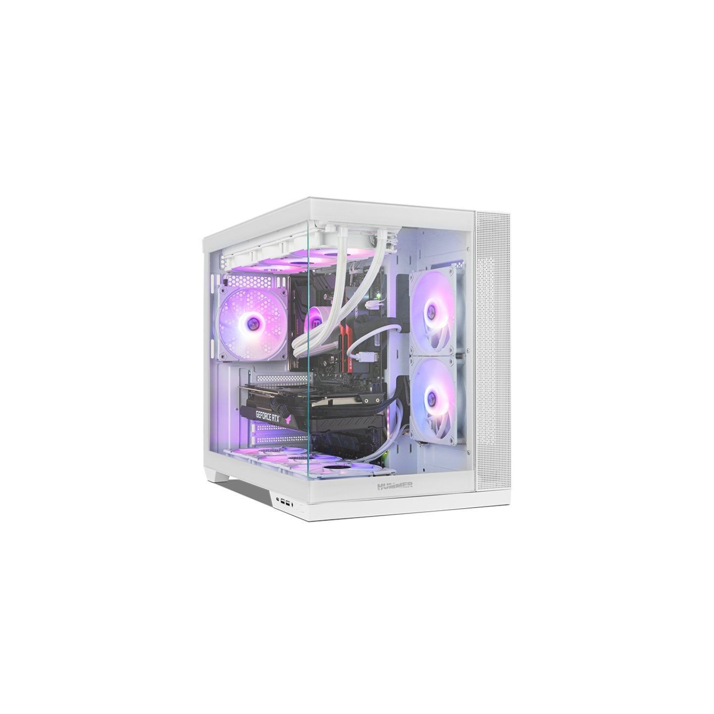 Caja Gaming Semitorre Nox Hummer Astra Neo/ Blanca